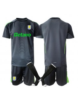 Aston Villa Målvakt Replika Hemmakläder Barn 2025-26 Kortärmad (+ byxor)